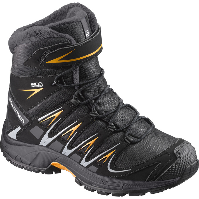 Botas De Invierno Salomon Niños Negras - Salomon Argentina XA PRO 3D TS CSWP K ,806725-XIW